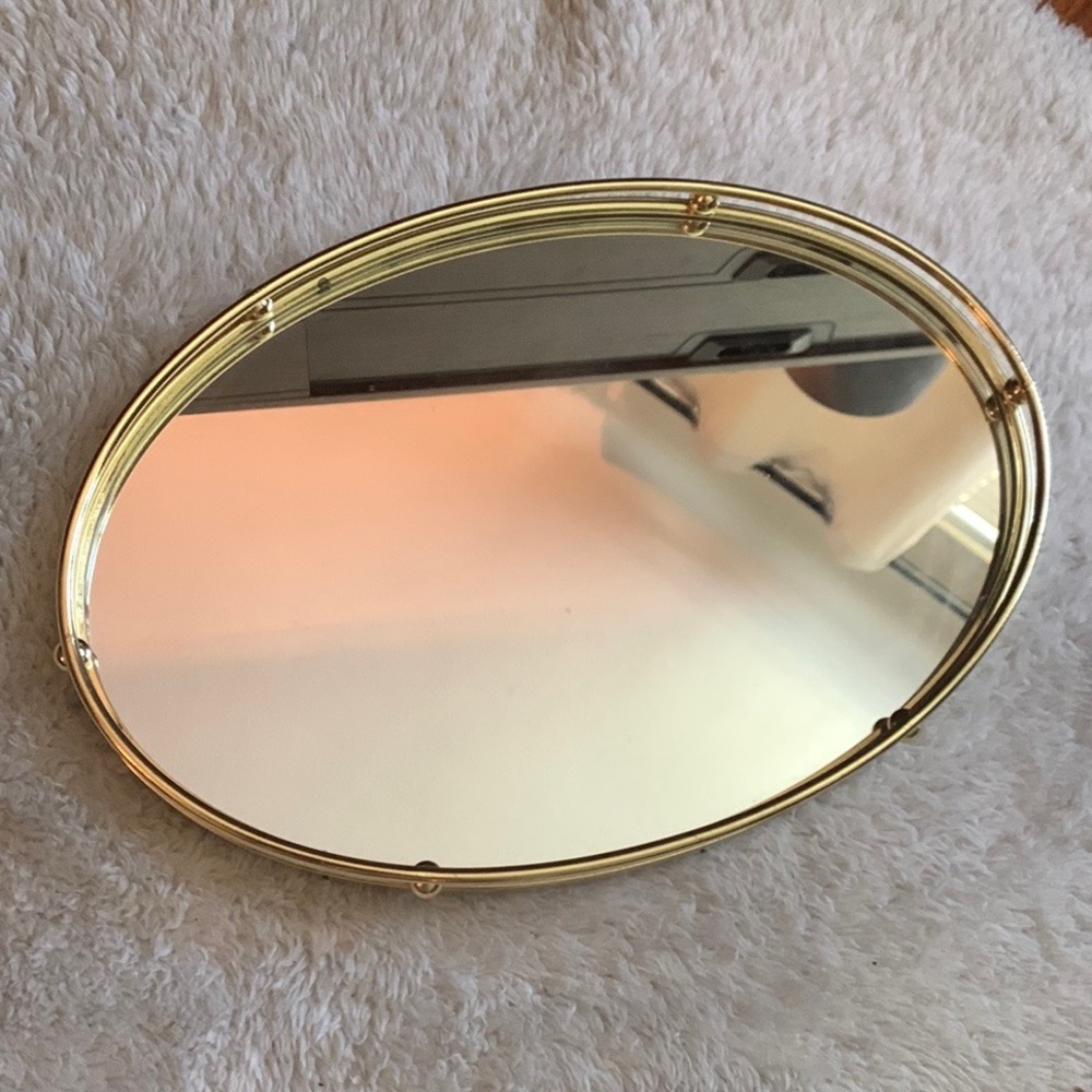 Vintage Mirrored Tray